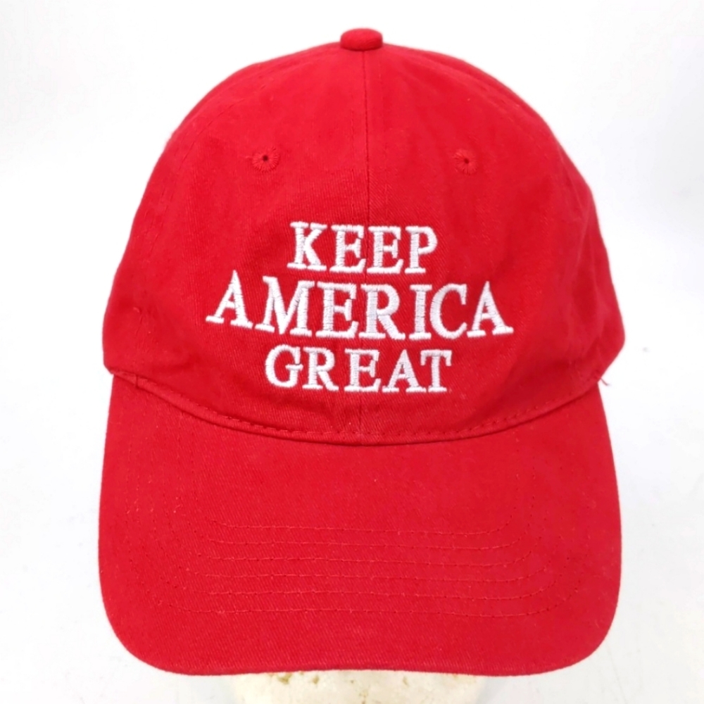 Keep America Great Red Adjustable Strapback Hat Cap